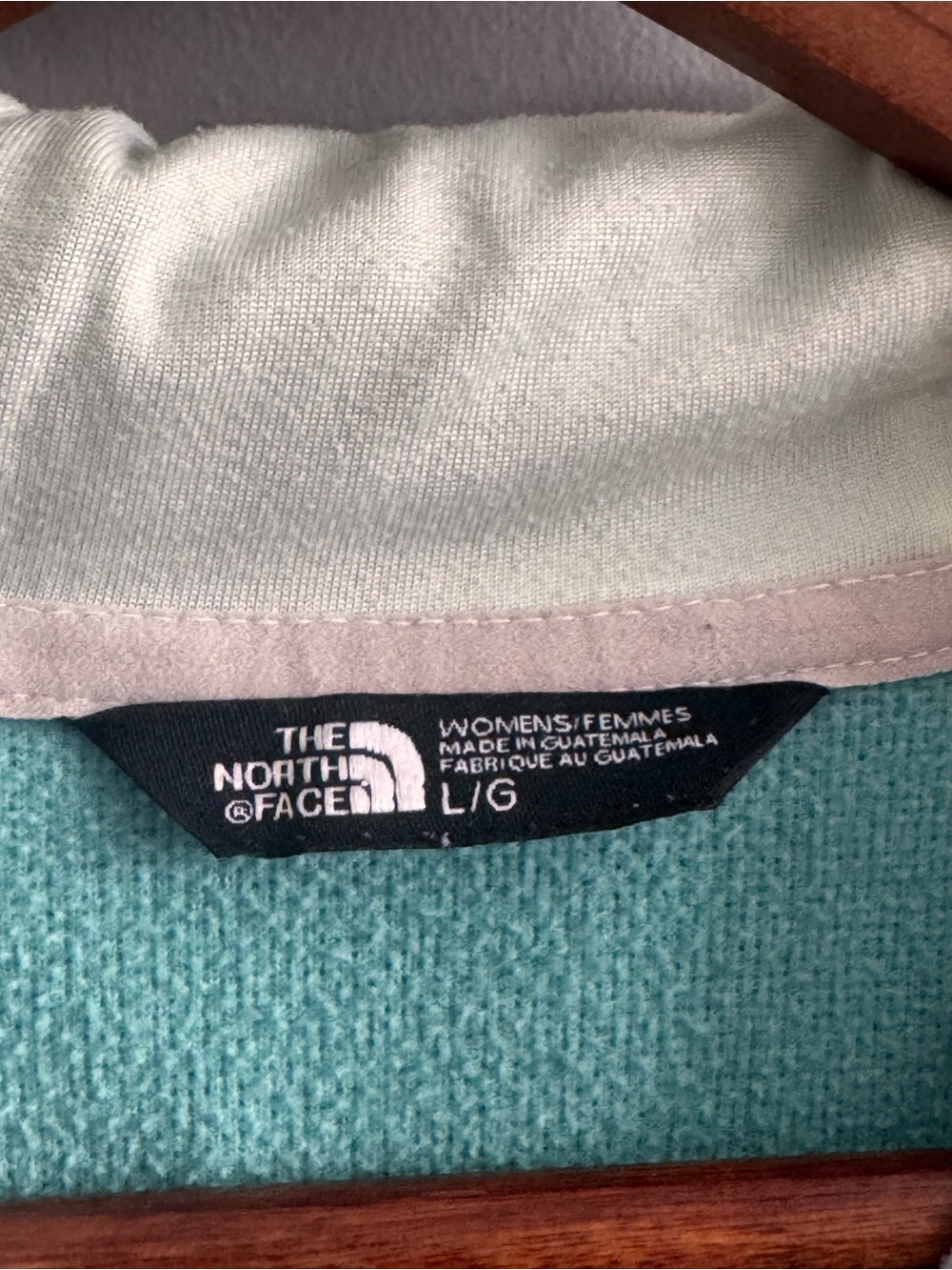 The North Face Women’s Large Teal Logo Pullover Hoodie Performance - Picture 2 of 4